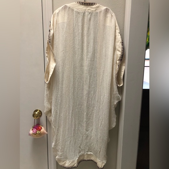 Open sleeve kimono made with cotton and all natural materials - Picture 4 of 11